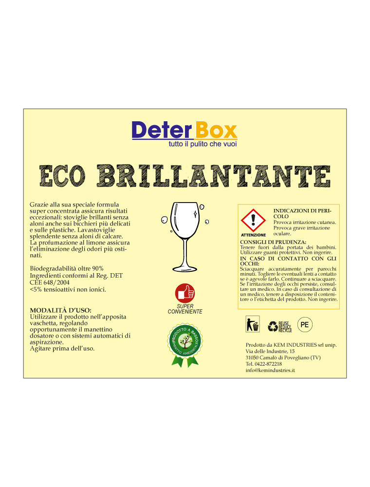 Eco Brillantante sfuso