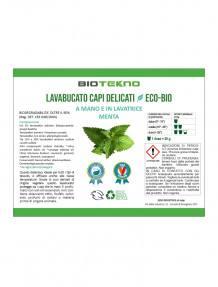 Bio Lavabucato menta capi delicati