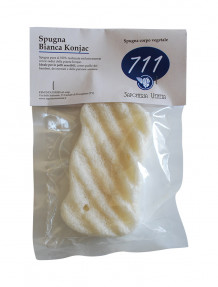 Spugna Konjac corpo bianca