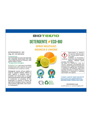 Bio3 Multiuso Bio Multiuso agrumi sfuso - Biotekno