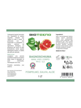 Ecoricarica bagnoschiuma Pompelmo Salvia Aloe