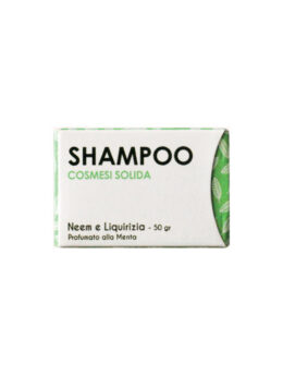 Cosmesi Solida Shampoo Neem e Liquirizia - 50gr